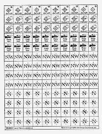 sheet of counters